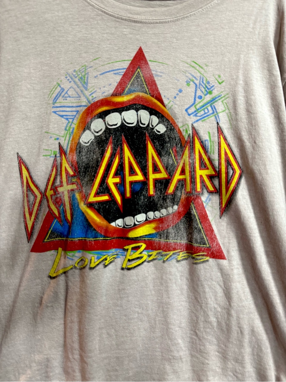 Def Leppard Love Bites Band T-Shirt Size L